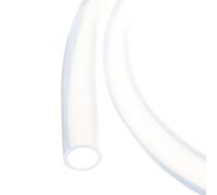 Rebower Tuyau en Silicone de 1M (3Pieds) 16mm DI 21mm DE Transparent pour Usage Industriel, Tuyau en Plastique Clair en Silicone pour Pompage, Vidange, Irrigation, Brassage, 5/8" x 0,83"
