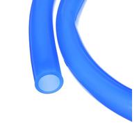 Rebower Tuyau en Silicone de 1M (3Pieds) 19mm DI 25,4mm DE Bleu Tuyau en Plastique Industriel en Silicone Clair pour Pompage, Vidange, Irrigation, Brassage, 3/4" x 1"