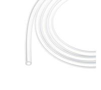 Rebower Tuyau en Silicone de 1M (3Pieds) 4mm DI 7mm DE Transparent pour Usage Industriel, Tuyau en Plastique Clair en Silicone pour Pompage, Vidange, Irrigation, Brassage, 0,16" x 0,28"