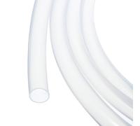 Rebower Tuyau en Silicone de 3 Mètres, DI 12,7 mm et Diamètre Extérieur de 14,3 mm, Transparent, en Plastique Industriel pour Pompage, Vidange, Irrigation, Brassage, 1/2 Pouce