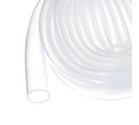Rebower Tuyau en Silicone de 5M (16Pieds) - 12mm DI 14mm DE - Transparent - Tuyau en Plastique Industriel en Silicone Clair pour Pompage, Vidange, Irrigation, Brassage, 1/2" x 9/16"