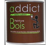 RECA ADDICT PEINTURE BOIS BRUN 0,50 L