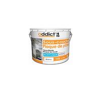 Peinture sous couche acrylique plaque de plâtre opacifiante bloque les fonds blanc mat 10L ADDICT