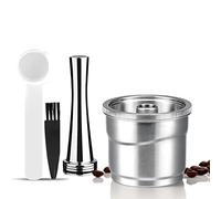 RECAFIMIL Dosettes de café réutilisables Capsules de café rechargeables en acier inoxydable compatibles pour ILLY X7/Y3/Y5 cafetière(1 capsule invitée)