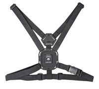 Recall Peter Jones Harnais officiel Delta Klick Fast pour appareil photo porté sur le corps Convient pour Brifield et autres BodyCams Support réglable avec taille élastique, Noir , taille unique