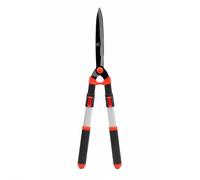 Recalma Taille-haie télescopique 65-85 cm - Sécateur de jardin de qualité supérieure avec lames en acier, sécateur combiné et cisaille à arbustes, manuel, rouge/noir