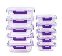 Recamania 10 récipients en verre et 10 couvercles, 20 pièces