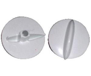 Recamania Télécommande pour micro-ondes compatible avec Moulinex Blanc Axe 6 mm