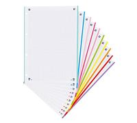 Oxford Recharge A4 160 pages quadrillées 5x5 mm 10 couleurs