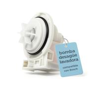 RECAMBIOS DREYMA COPRESCI KEBS128 KEBS121 Pompe de vidange pour machine à laver 30 W 230 V 50 Hz Moteur de drainage 4 points Compatible Balay Bosch Montage rapide Connecteurs standard technique