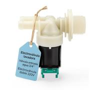 RECAMBIOS DREYMA ® Électrovanne Bobine pour lave-linge-lave-vaisselle marque BOSCH, BALAY, LYNX, NEFF et SIEMENS - 2 VOIES - 220V - Sortie 180° - C.O. 00171261, 00428210