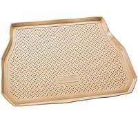 Recambo Bac de coffre en caoutchouc de qualité supérieure pour BMW X5 | Type E53 | année de construction 1999-2006 | Ajustement parfait avec bordure | Beige