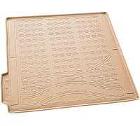 Recambo Bac de coffre en caoutchouc de qualité supérieure pour BMW X5 | Type F15 | année de construction 2013-2018 | Ajustement parfait avec bordure | Beige