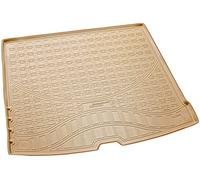 Recambo Bac de coffre en caoutchouc de qualité supérieure pour Volvo XC60 II | Type 246 | à partir de 2017 | Ajustement parfait avec bordure | Beige