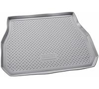 Recambo Bac de coffre en caoutchouc de qualité supérieure, Tapis Coffre Voiture, Tapis de Coffre pour BMW X5 | Type E53 | année de construction 1999-2006 | Ajustement parfait avec bordure | Gris
