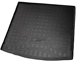 Recambo Bac de coffre en caoutchouc de qualité supérieure, Tapis Coffre Voiture, Tapis de Coffre pour Mitsubishi Outlander III, sol haut, année de construction à partir de 2012, sur mesure avec bord