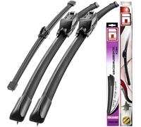 RECAMBO Balai Essuie-glaces avant et arrière compatibles avec BMW X3 | Type F25 | année de construction 2010-2017 Kit complet d'essuie-glaces