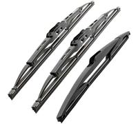 Recambo Balais d'essuie-glace avant + arrière compatibles avec Mazda 3 | Type BL | Année de construction 2008-2013 (lot de 3 : 600 mm / 475 mm / 350 mm)