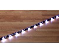 Recambo Bande LED - 300 mm - Blanc - 12 V - Rayonnement latéral - Faible consommation d'énergie - Image lumineuse homogène - Montage rapide - Résistant aux vibrations - Utilisation universelle