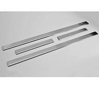 Recambo Barres de seuil en acier inoxydable V2A mat - Convient pour BMW X5 - Type E70 - Année de construction 2006-2013