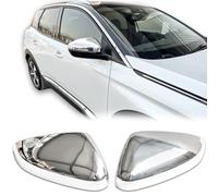 Recambo Capuchon de rétroviseur en Acier Inoxydable Compatible avec Peugeot 5008 II | année de Construction à partir de 2016 > Une Paire de Capuchons de rétroviseurs chromés
