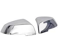 Recambo Capuchons de rétroviseur en acier inoxydable compatibles avec BMW i3 I01 à partir de 2013 | X1 F48 à partir de 2015 | Aspect chromé
