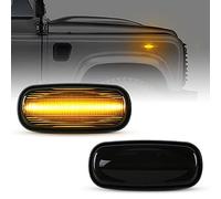 Recambo Clignotants latéraux à LED pour Land Rover Discovery 2 | Freelander 1 | Defender | Noir