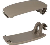 RECAMBO Couvercle de rechange pour accoudoir central compatible avec Audi A3 8P année de construction 2003-2013, couleur beige, ajustement robuste, aspect proche de la série, mécanisme durable