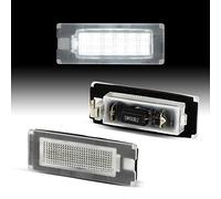 Recambo Éclairage de plaque minéralogique à LED avec homologation E Plug & Play CanBus Sans erreur Éclairage de plaque d'immatriculation SMD compatible avec Fiat Ducato Citroën Jumper