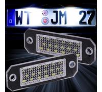 Recambo Éclairage de plaque minéralogique à LED compatible avec VW Caddy | Type 2K SA | Années de construction 2004-2020 | Canbus sans erreur | SMD Efficace Faible consommation d'énergie | Haute