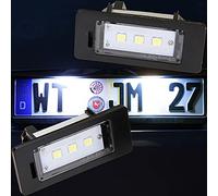 Recambo Éclairage de plaque minéralogique à LED pour BMW Série 5 F10, F11, X1 E84, F48