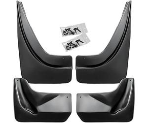 Recambo Ensemble de garde-boue avant + arrière, Bavette Caoutchouc, Accessoire Voiture Exterieur, compatibles avec Opel Astra J GTC | année de construction 2012 2018 | Ajustement parfait