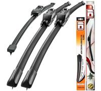 Recambo Essuie-glace avant + arrière, Balai Essuie Glace compatible avec VW T6 | à partir de 2015 > (lot de 3 : 600 mm/600 mm/400 mm)