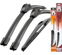 Recambo Essuie-glaces avant + arrière compatibles avec Opel Corsa C | Année de construction 2000-2006 (Lot de 3 : 500 mm / 450 mm / 400 mm)