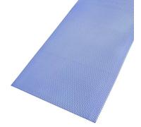 RECAMBO Grille de course en aluminium de 100 x 33 cm - Grille de barbecue - Grille de course - Grille d'extension - Alliage d'aluminium de qualité supérieure - Grille universelle pour voiture - Bleu -