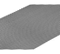RECAMBO Grille de course en aluminium - Noir - 33 x 100 cm