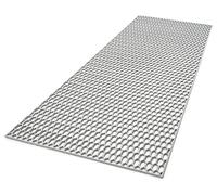 RECAMBO Grille de course en nid d'abeille 120 x 40 cm en plastique gris compatible avec grille avant, pare-chocs, entrée d'air - Découpable - Légère - Résistant aux intempéries - Aspect tuning