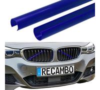RECAMBO Grille de grille de refroidissement pour gril frontal - Barres de barbecue en V - Compatible avec BMW Série 3 G20 G21 G28 - Bleu