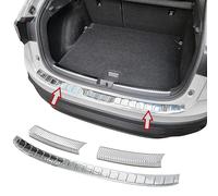 RECAMBO Kit de Protection de seuil de Chargement en Acier Inoxydable Compatible avec VW Taigo | CS | année de Construction à partir de 2021 Poli Brillant, Aspect chromé Style et Protection pour