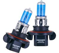 Recambo Lot de 2 ampoules halogènes H13 12 V 60 W/55 W - Aspect xénon 5500 K - Lumière super blanche pour feux de croisement et de route - Culot P26.4t - Certifiées E