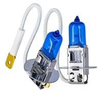 Recambo Lot de 2 ampoules halogènes H3 24 V 70 W - Aspect xénon 5500 K - Lumière super blanche pour feux de croisement et de route - Culot PK22s - Certifié E