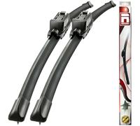 Recambo Lot de 2 balais d'essuie-glace avant compatibles avec Jeep Wrangler | Type JL | année de construction à partir de 2018> (400 mm / 400 mm)