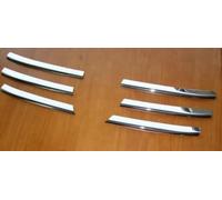 Recambo Lot de 6 barres de refroidissement chromées en acier inoxydable pour VW T5 Caravelle Multivan 2003-2009