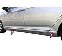Recambo Lot de 8 baguettes de porte en acier inoxydable chromé pour VW Passat B8, Limo, Variant, à partir de 2014