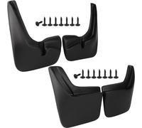 RECAMBO Lot de bavettes garde-boue avant et arrière pour Dacia Sandero I année de construction 2009-2012 - Aspect discret, design orienté sur mesure, facile d'entretien, testé au quotidien