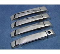 Recambo Lot de capuchons de poignée de porte en acier inoxydable V2A - Compatible avec Vogue Land Range Rover 3 III type L322 2002-2009