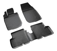 RECAMBO Lot de tapis de sol en caoutchouc 3D, pour Dacia Duster I année de construction 2010-2017, avec bord 3D, antidérapants, inodores, indéformables, faciles à nettoyer