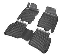 RECAMBO Lot de tapis de sol en caoutchouc 3D, pour Nissan Note | E11 | années de construction 2005-2013 - Tapis de voiture sur mesure avec bord 3D haut | Antidérapants | Faible odeur | Indéformable |