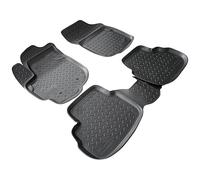 RECAMBO Lot de tapis de sol en caoutchouc 3D, pour Suzuki Liana | années de construction 2001-2007 - Tapis de voiture sur mesure avec bord 3D haut | Antidérapant | Faible odeur | Indéformable | Facile