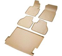 Recambo Lot de tapis en caoutchouc et bac de coffre pour BMW X3 | Type F25 | année de construction 2010-2017 - Tapis de sol et tapis de coffre 100 % sur mesure en TPE antidérapant de qualité